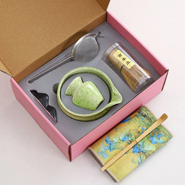 Ceramic Matcha Set Pink